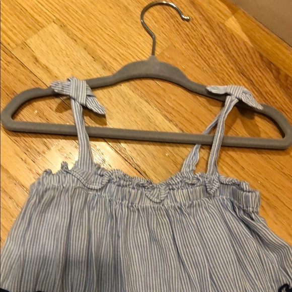 Zara Blue and White Baby Girl Floral dress - Picture 4 of 6